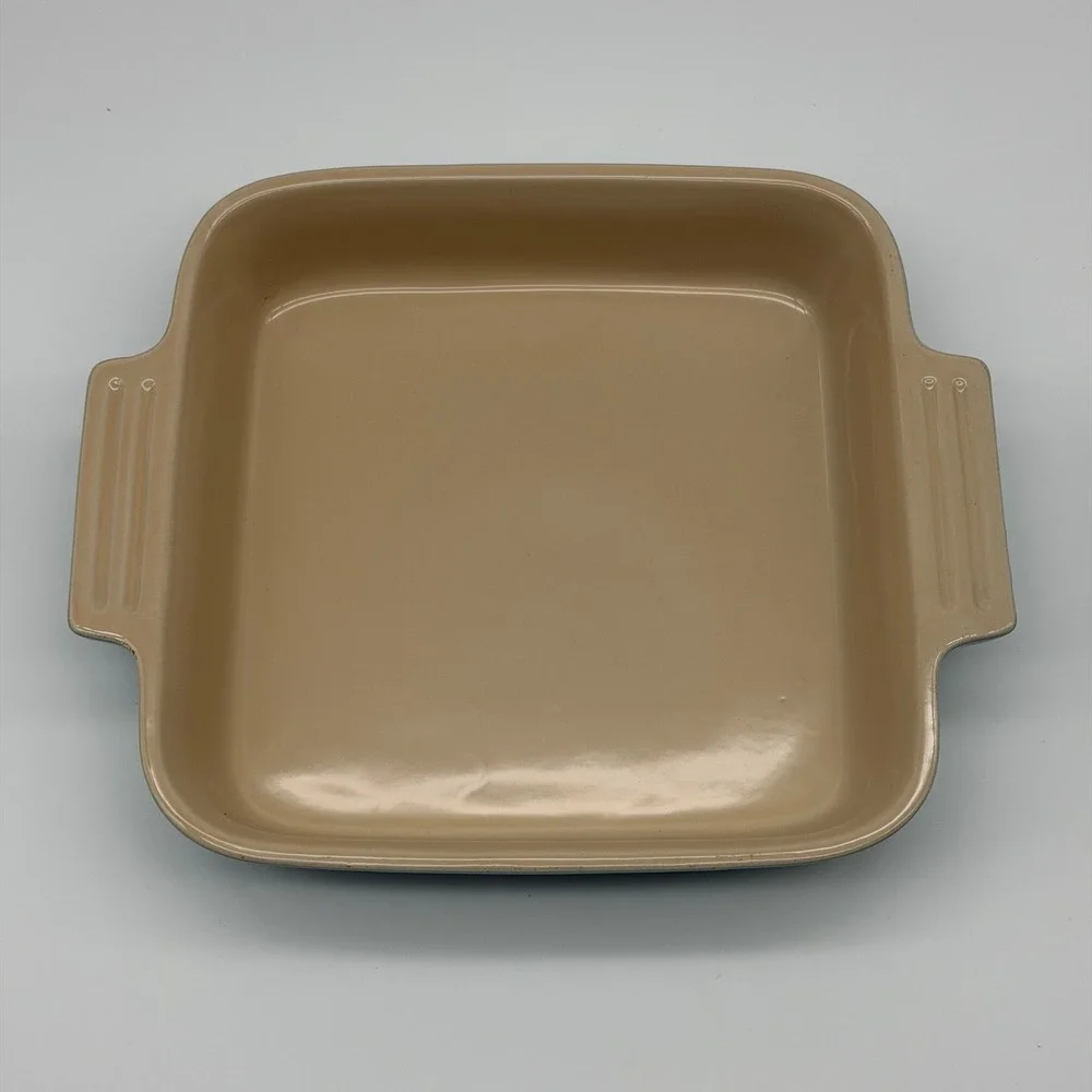 Le Creuset Stoneware 9x9 Square Baking Casserole Dish w/ Handles Sky Blue 18-27